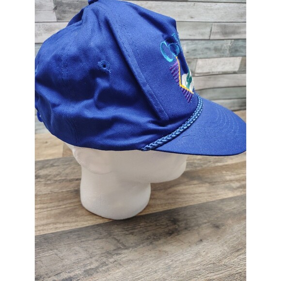 Vintage COLORADO SNAPBACK HAT Cap Headliners Mountain Blue 80s 90s Trucker - Picture 3 of 8